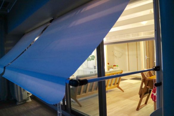 新築マンションのベランダ