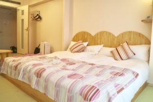 おもちゃ王国ホテルグリーンプラザ東条湖のベビーキッズルームベッド